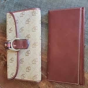 Doony & bourke wallet and check book cover